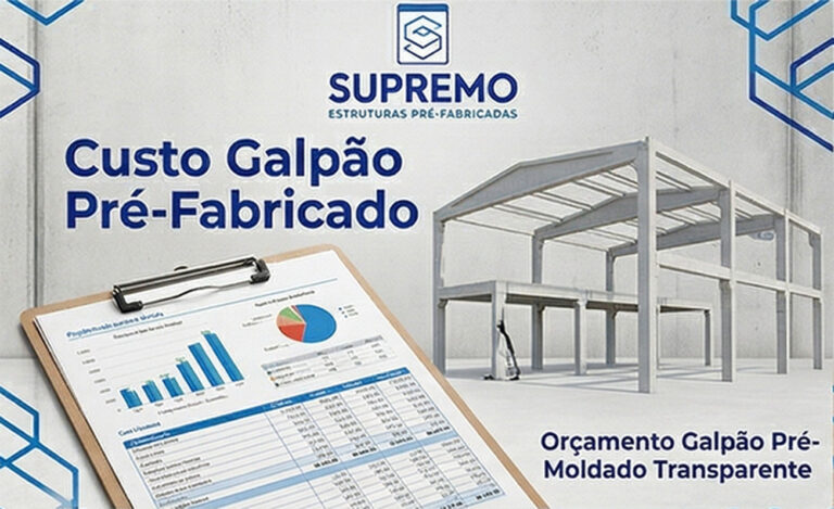 Custo do galpão pre fabricado em 2026