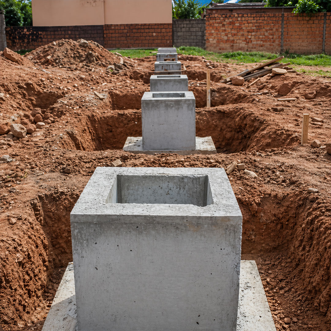 fundação pré-moldados e pré-fabricados