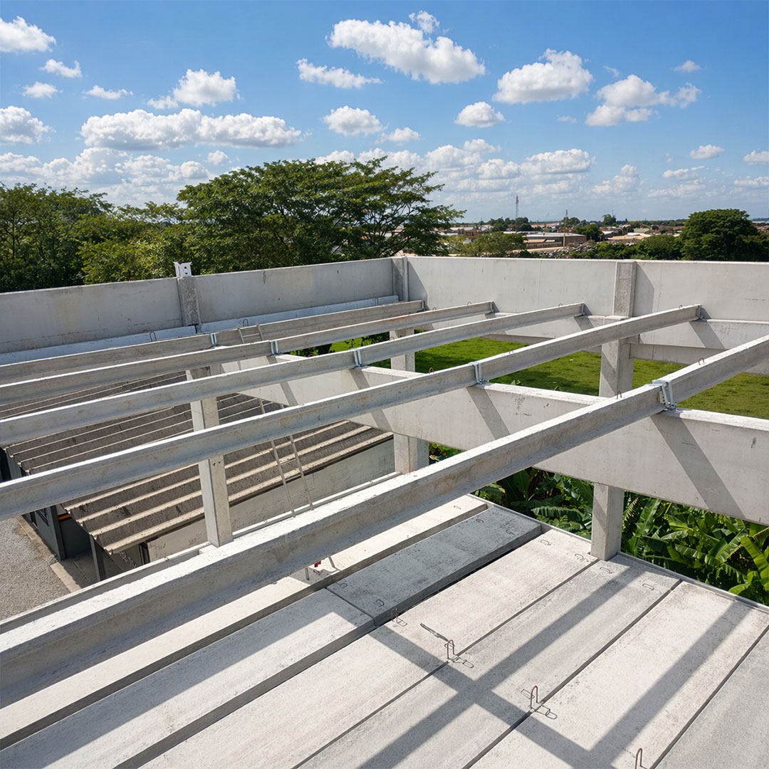 Terça de cobertura pré-moldados e pré-fabricados